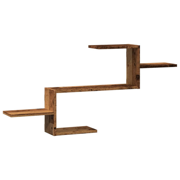 Wandregal Altholz-Optik 104 cm