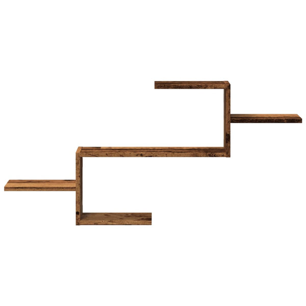 Wandregal Altholz-Optik 104 cm