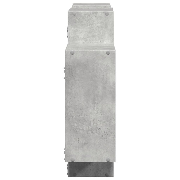 Wandregal Betongrau 159 cm