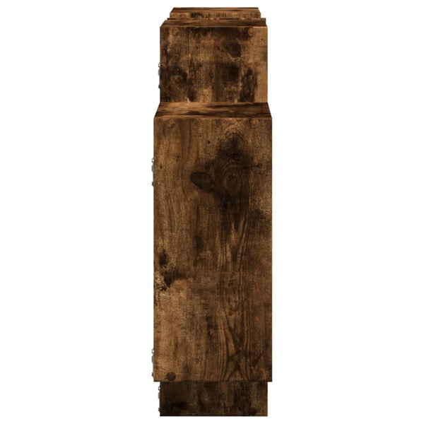 Wandregal Räuchereiche 159 cm