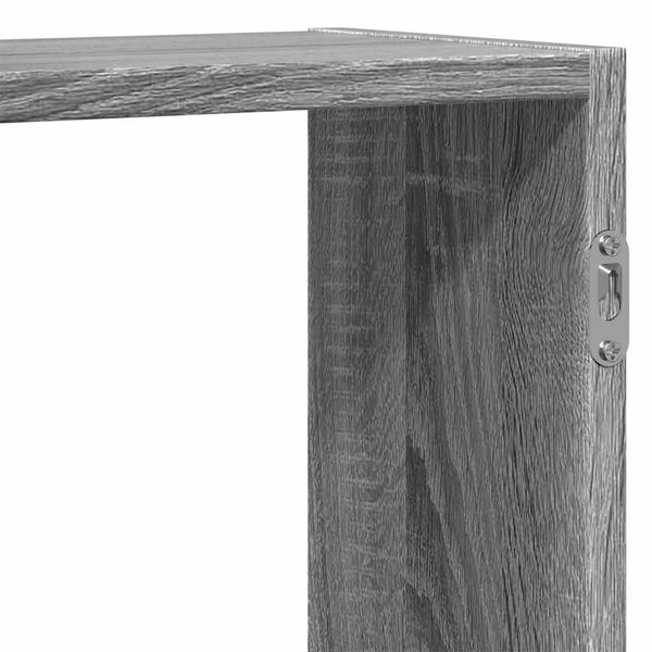 Graues Wandregal Sonoma, 159 cm