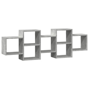 Wandregal Betongrau 129cm
