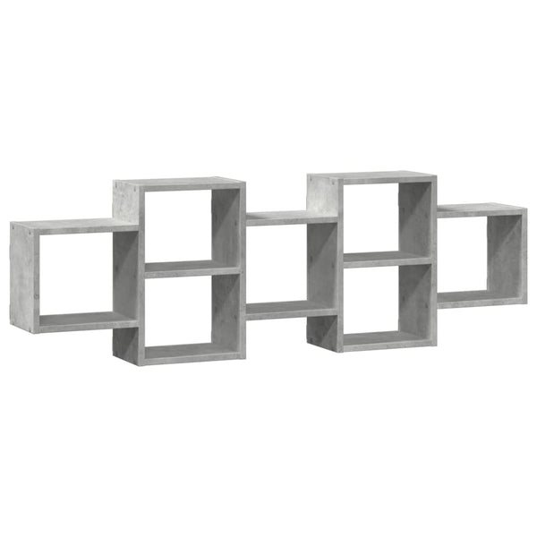 Wandregal Betongrau 129cm