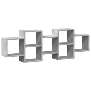 Wandregal Betongrau 129cm