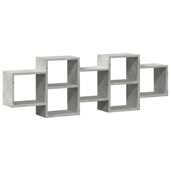 Wandregal Betongrau 129cm