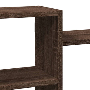 Wandregal Braun Eichen-Optik 129 cm