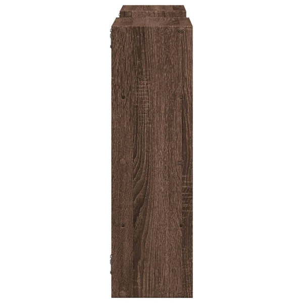 Wandregal Braun Eichenoptik 96 cm