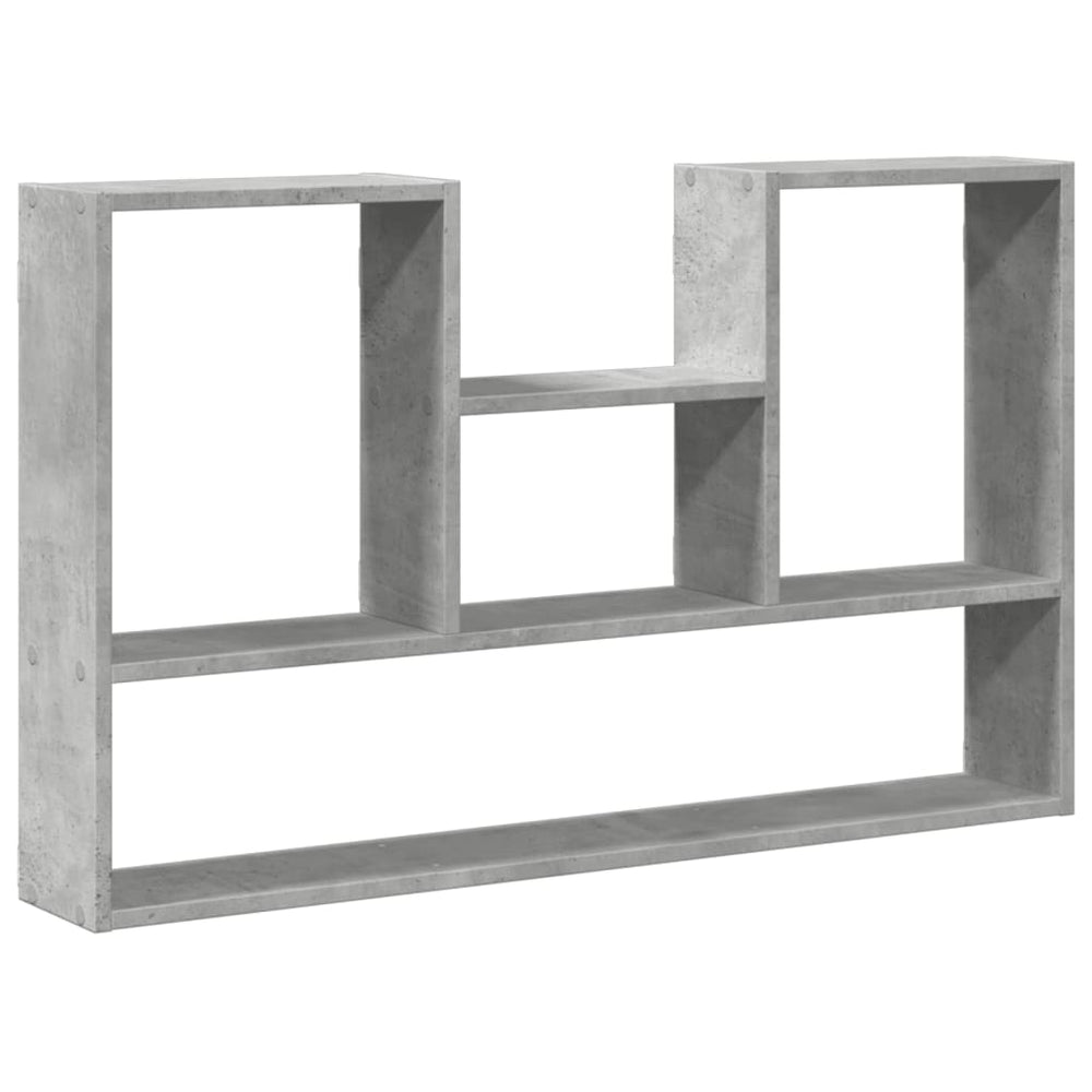 Betongraues Wandregal 99 cm