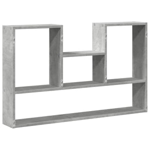 Betongraues Wandregal 99 cm