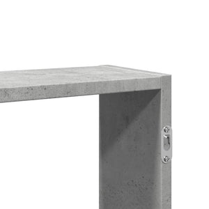 Betongraues Wandregal 99 cm