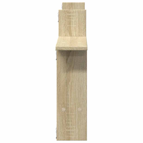 Wandregale 2er Set Sonoma Eiche 50x50 cm