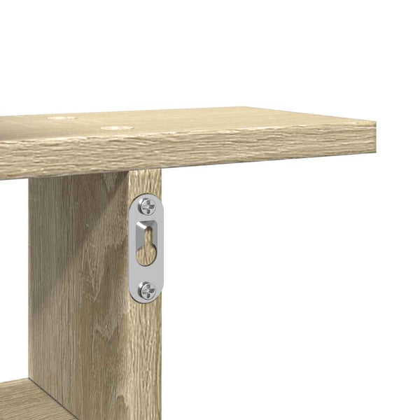 Wandregale 2er Set Sonoma Eiche 50x50 cm