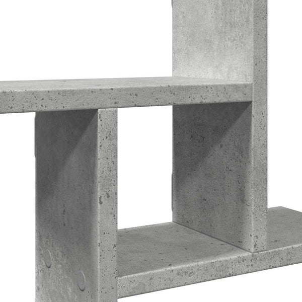 Wandregale 50x12x50 cm, Betongrau, 2er-Set