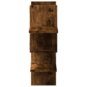 Wandregal Räuchereiche 124,5 cm
