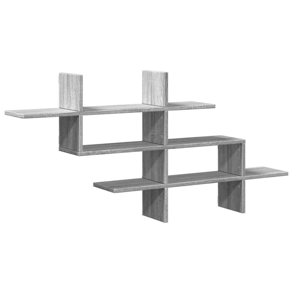 Wandregal Grau Sonoma 124,5 cm