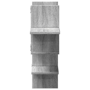 Wandregal Grau Sonoma 124,5 cm