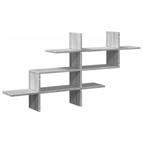 Wandregal Grau Sonoma 124,5 cm