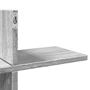 Wandregal Grau Sonoma 124,5 cm