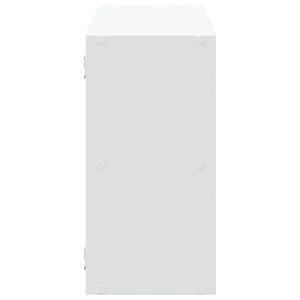 Weißes Wandregal 100x25x50 cm