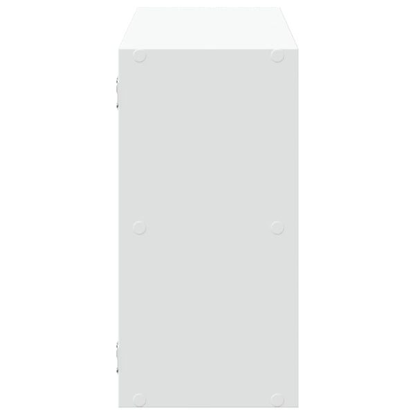 Weißes Wandregal 100x25x50 cm