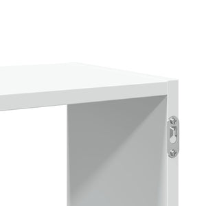 Weißes Wandregal 100x25x50 cm