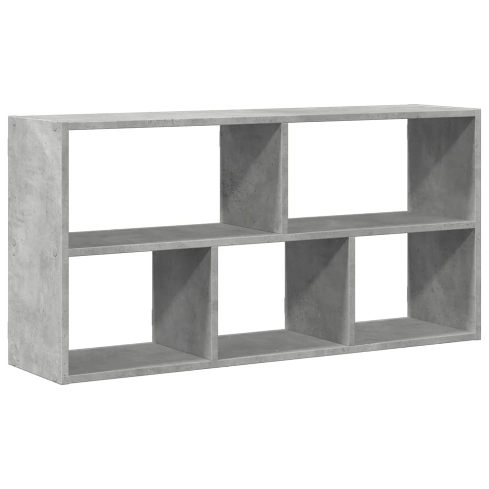Betongraues Wandregal 100 cm