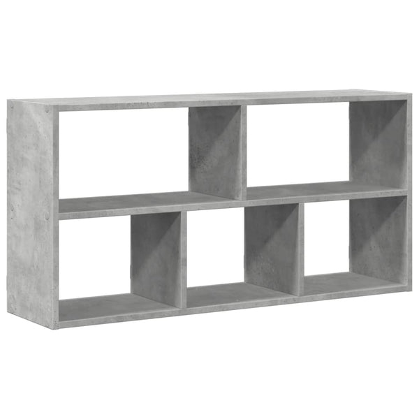 Betongraues Wandregal 100 cm