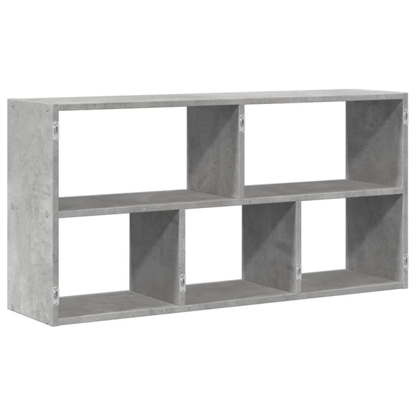 Betongraues Wandregal 100 cm
