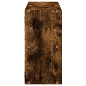 Wandregal Räuchereiche 100 cm
