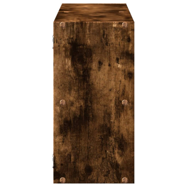 Wandregal Räuchereiche 100 cm