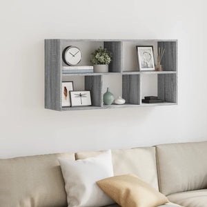 Wandregal Grau Sonoma 100x25x50 cm