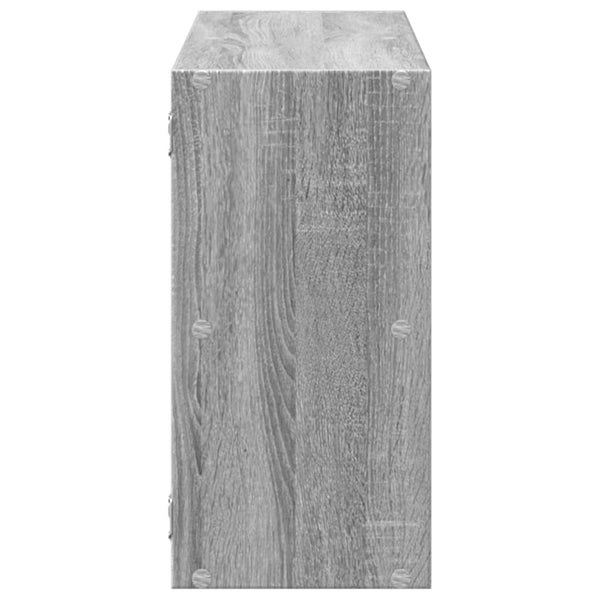 Wandregal Grau Sonoma 100x25x50 cm