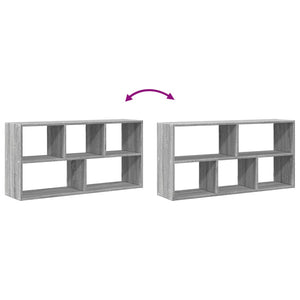Wandregal Grau Sonoma 100x25x50 cm