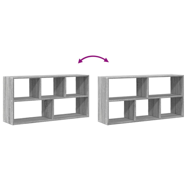 Wandregal Grau Sonoma 100x25x50 cm