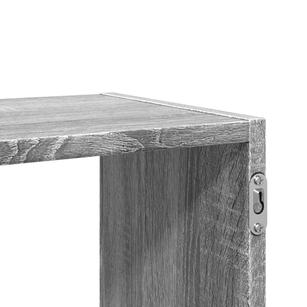 Wandregal Grau Sonoma 100x25x50 cm