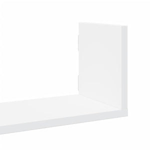 Weiße Wandregale, 3er Set, 58 cm