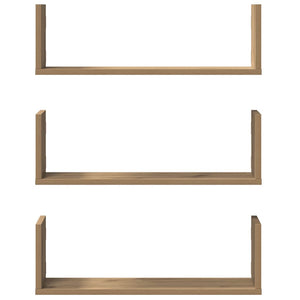 Wandregale 3er Set Artisan Eiche