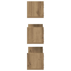 Wandregale 3er Set Artisan Eiche