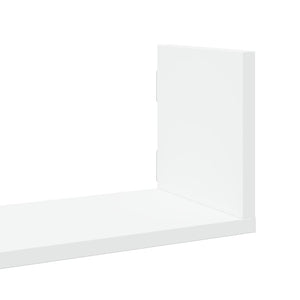 Weiße Wandregale, 3er Set, 80 cm