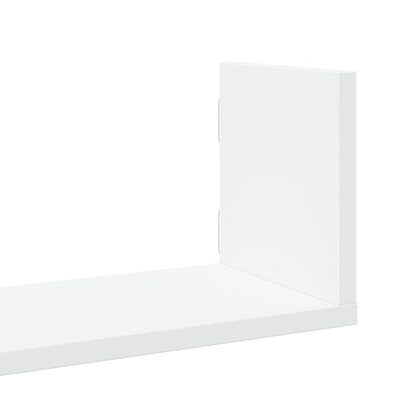 Weiße Wandregale, 3er Set, 80 cm