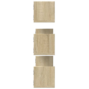 Wandregale 3er Set Sonoma Eiche 80cm