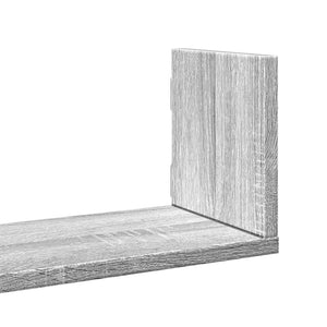 Wandregale 3er Set Grau Sonoma 80cm