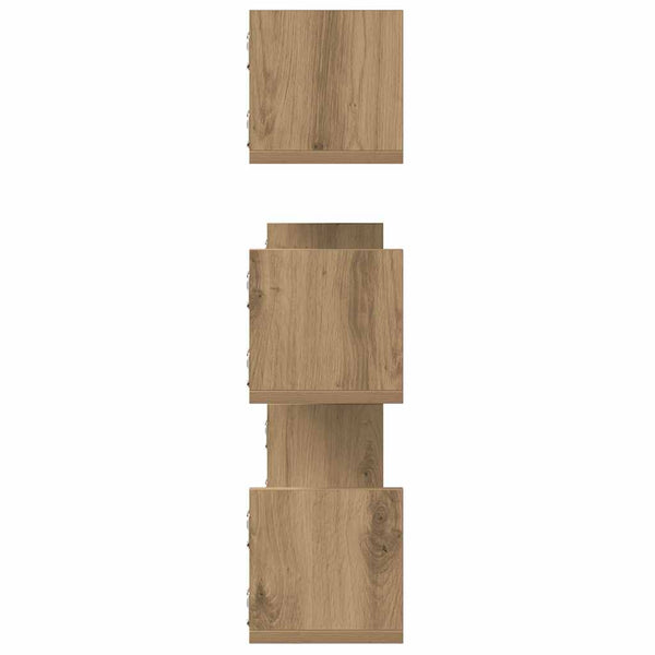 Wandregale 3er Set Artisan Eiche 80cm