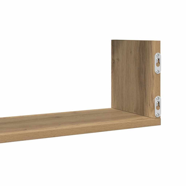 Wandregale 3er Set Artisan Eiche 80cm