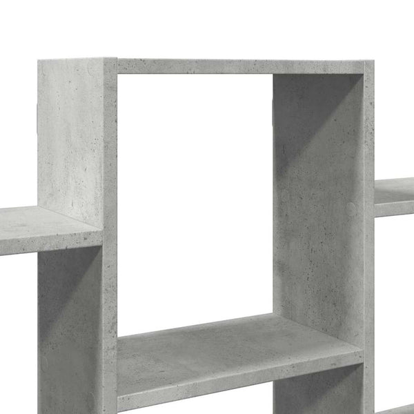 vidaXL Étagère murale gris béton 159x18x66 cm Bois d'ingénierie