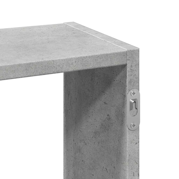 vidaXL Étagère murale gris béton 159x18x66 cm Bois d'ingénierie