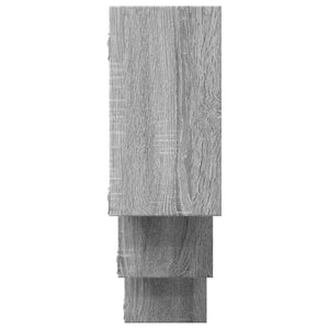 Graues Wandregal Sonoma, 159 cm