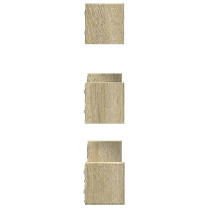 Wandregal 3er Set Sonoma Eiche