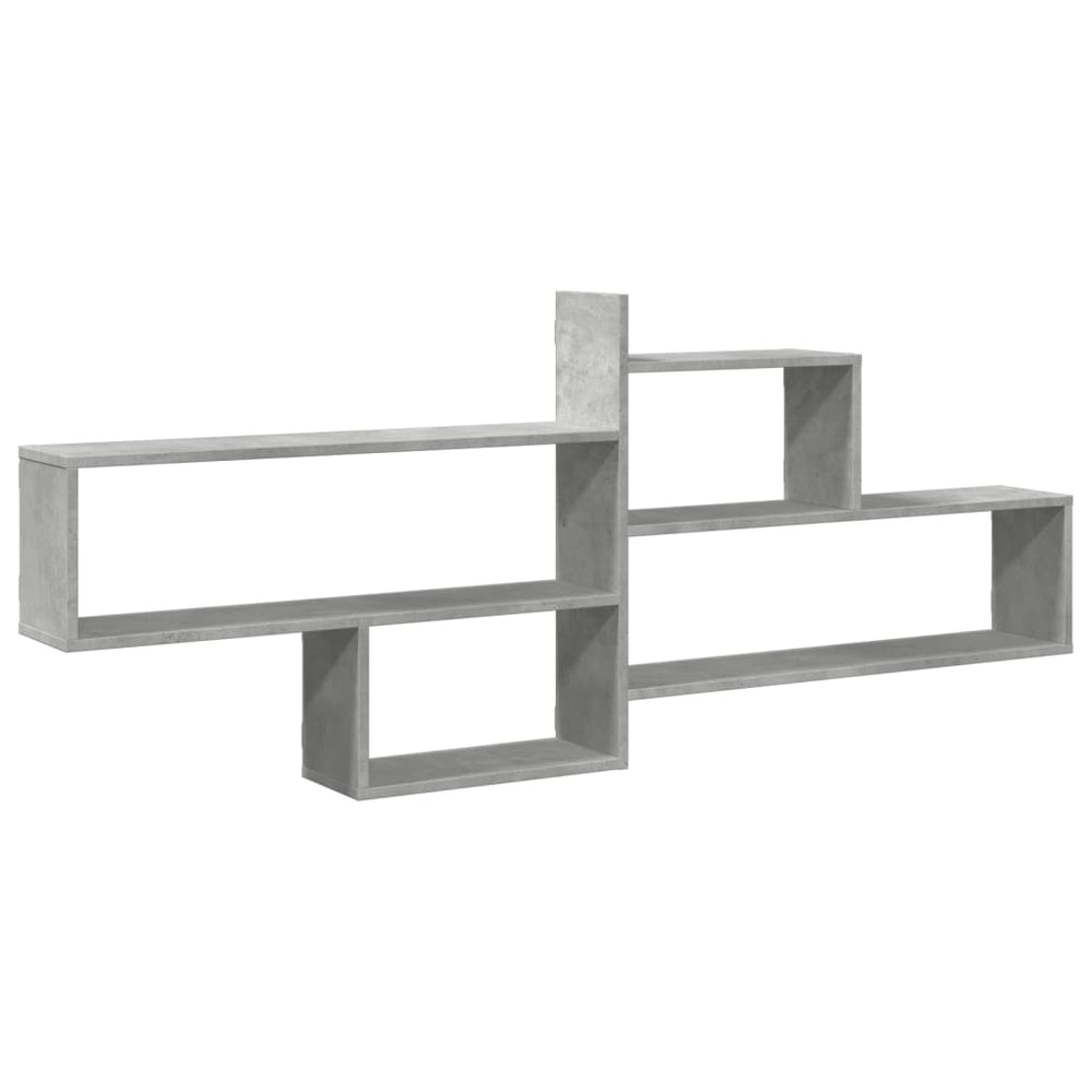 Wandregal Betongrau 167,5 cm