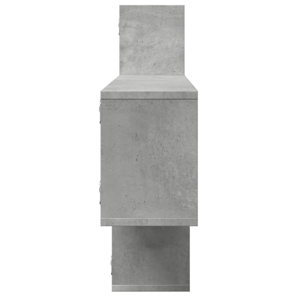 Wandregal Betongrau 167,5 cm